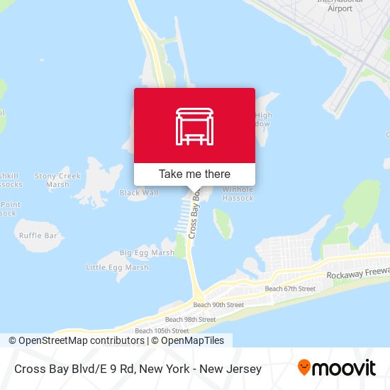 Cross Bay Blvd/E 9 Rd map