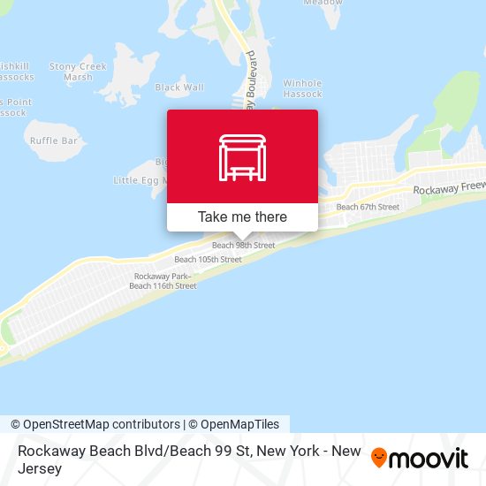 Rockaway Beach Blvd / Beach 99 St map