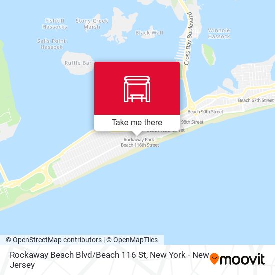 Mapa de Rockaway Beach Blvd / Beach 116 St