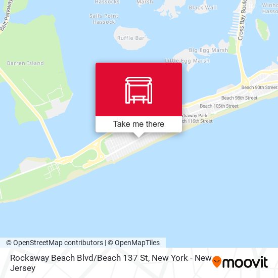 Mapa de Rockaway Beach Blvd / Beach 137 St
