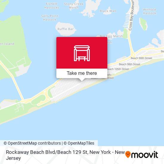 Rockaway Beach Blvd / Beach 129 St map