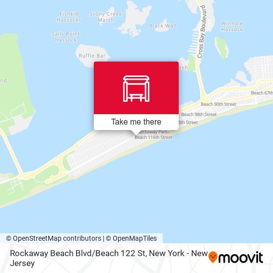 Rockaway Beach Blvd / Beach 122 St map