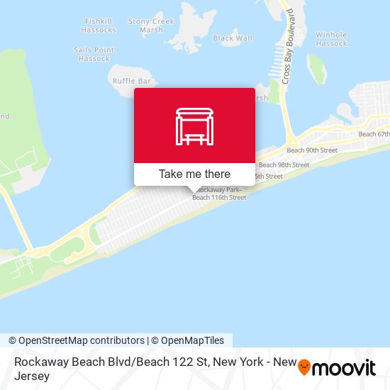 Mapa de Rockaway Beach Blvd / Beach 122 St