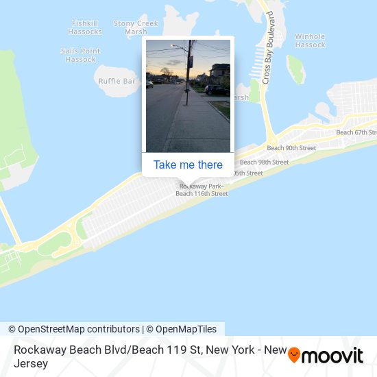 Rockaway Beach Blvd / Beach 119 St map