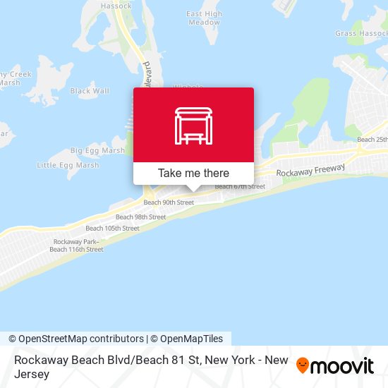 Rockaway Beach Blvd / Beach 81 St map