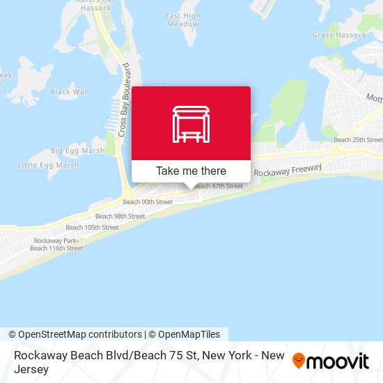 Mapa de Rockaway Beach Blvd / Beach 75 St