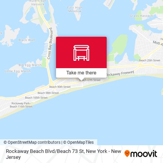 Mapa de Rockaway Beach Blvd / Beach 73 St