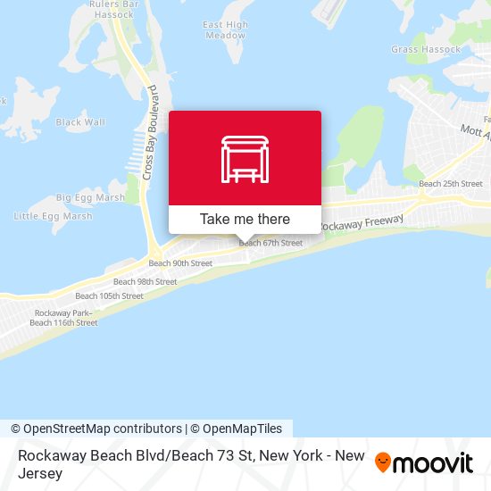 Mapa de Rockaway Beach Blvd / Beach 73 St