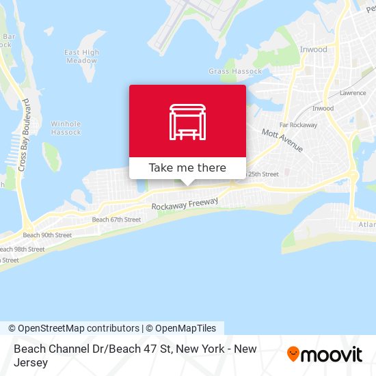 Mapa de Beach Channel Dr/Beach 47 St