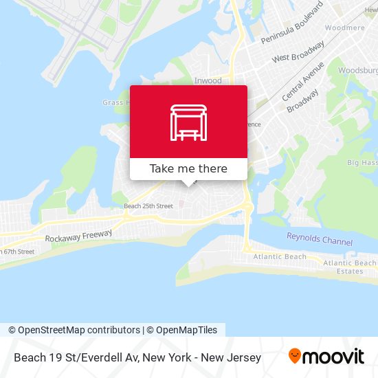 Mapa de Beach 19 St/Everdell Av