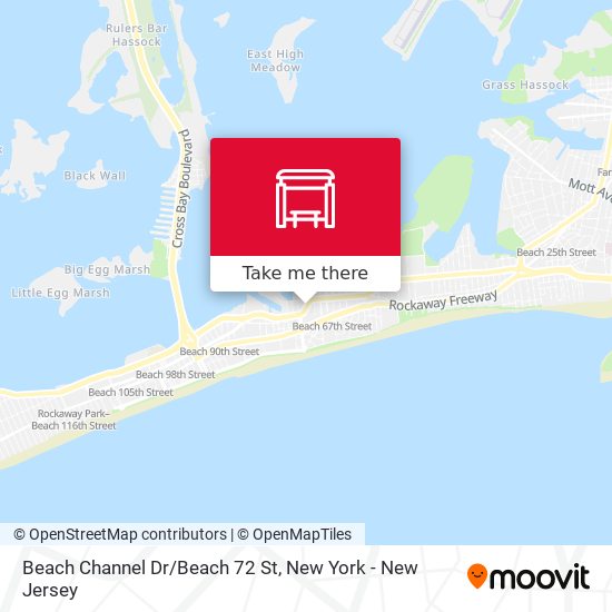 Beach Channel Dr/Beach 72 St map