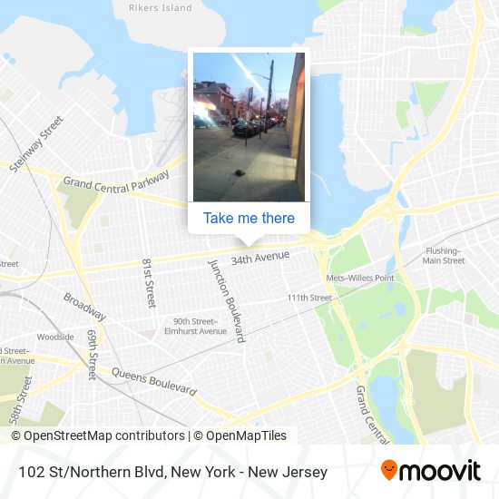 Mapa de 102 St/Northern Blvd