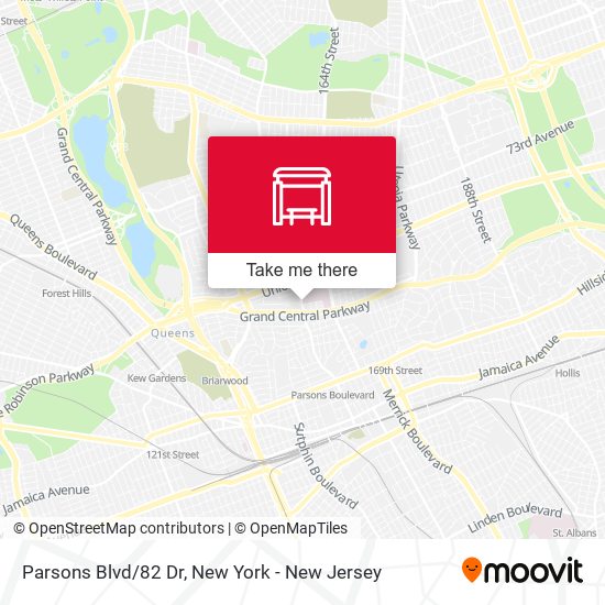 Mapa de Parsons Blvd/82 Dr