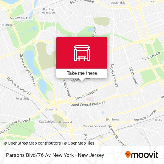 Mapa de Parsons Blvd/76 Av