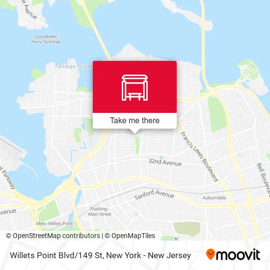 Willets Point Blvd/149 St map
