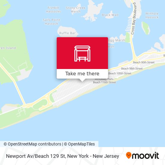 Mapa de Newport Av/Beach 129 St