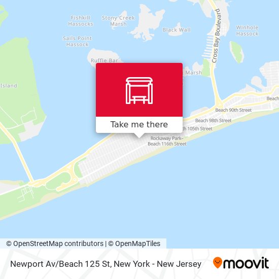 Mapa de Newport Av/Beach 125 St