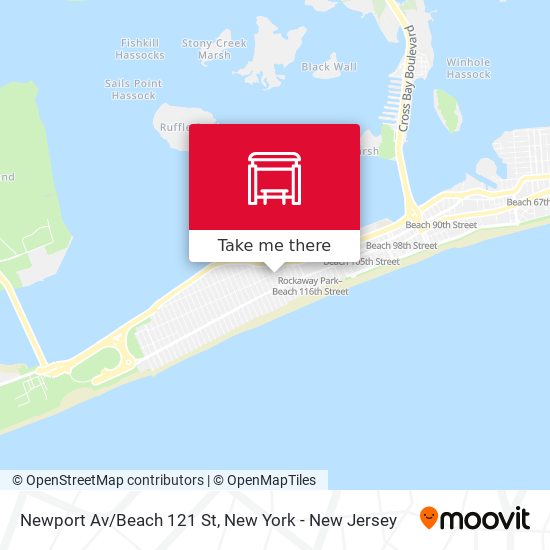Mapa de Newport Av/Beach 121 St