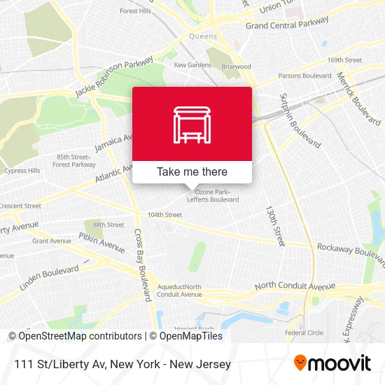 111 St/Liberty Av map