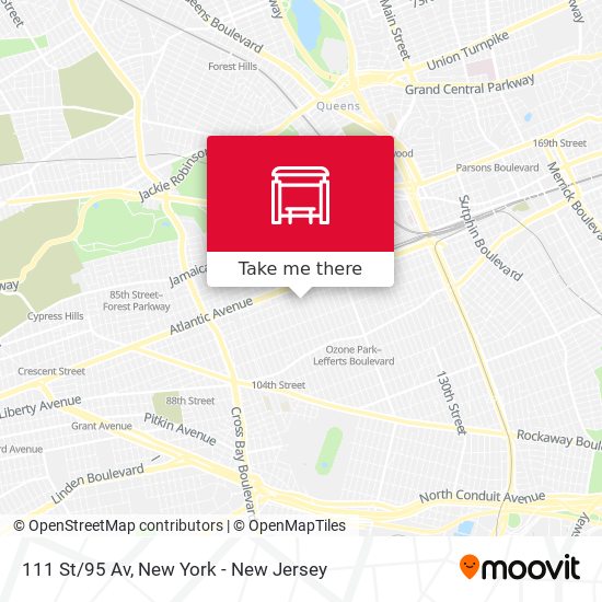 Mapa de 111 St/95 Av