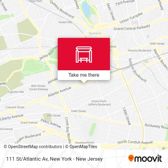 111 St/Atlantic Av map