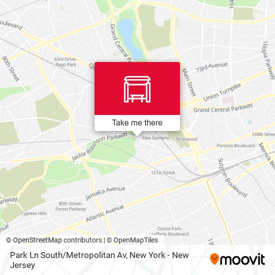 Park Ln South/Metropolitan Av map