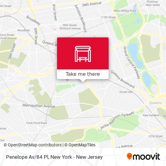 Mapa de Penelope Av/84 Pl