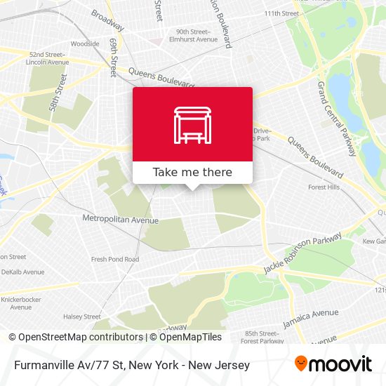 Furmanville Av/77 St map