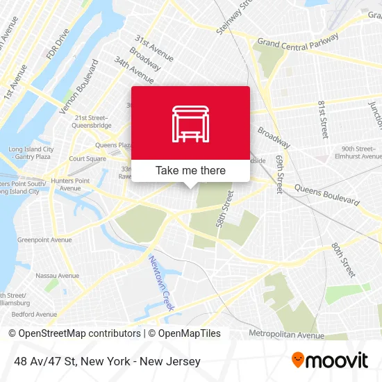 48 Av/47 St map
