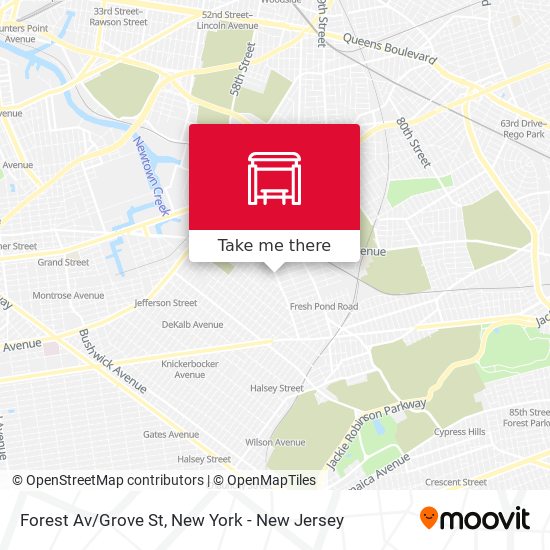 Mapa de Forest Av/Grove St