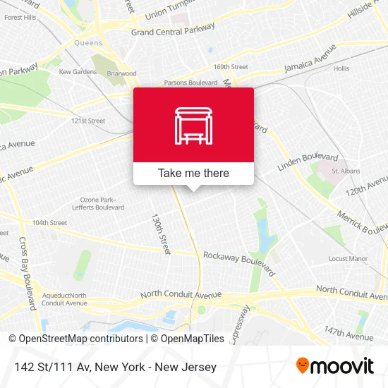 142 St/111 Av map