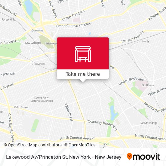 Mapa de Lakewood Av/Princeton St