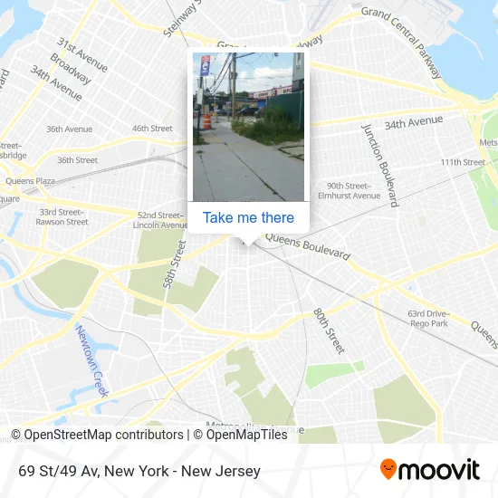 69 St/49 Av map