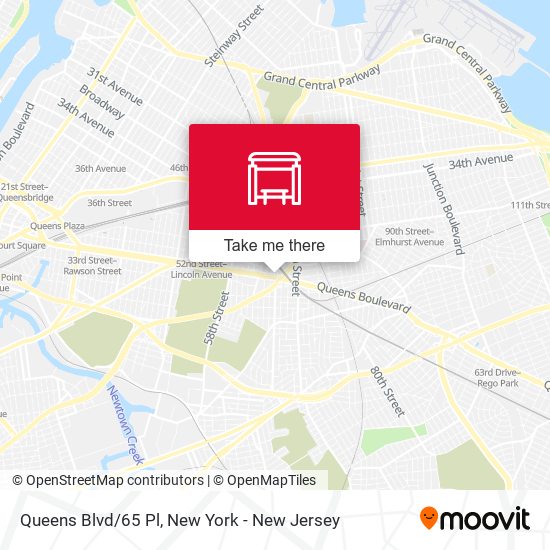 Mapa de Queens Blvd/65 Pl
