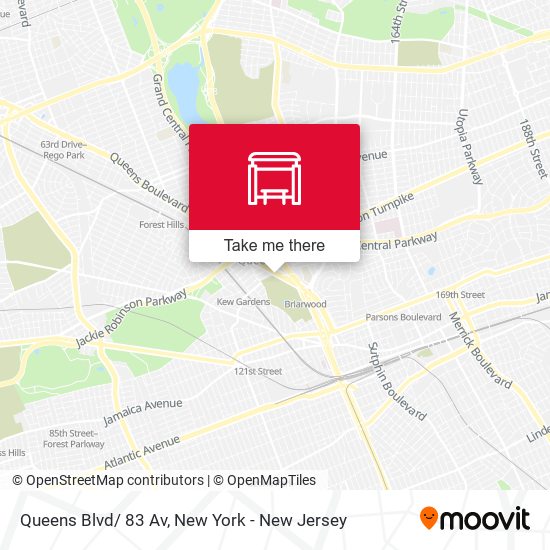 Queens Blvd/ 83 Av map