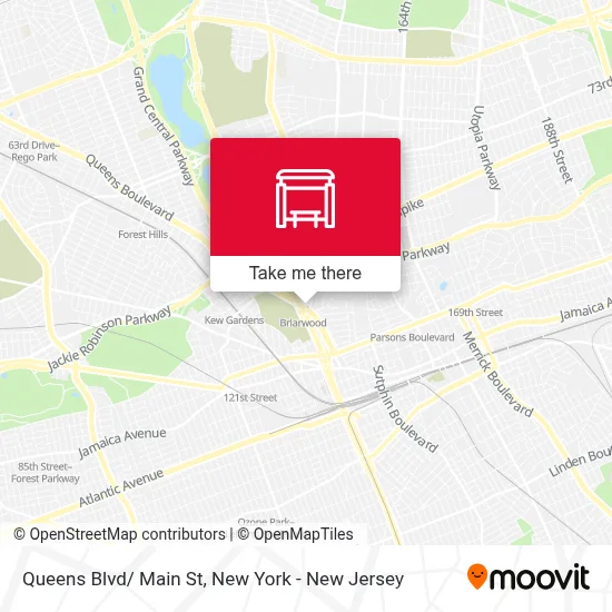 Queens Blvd/ Main St map