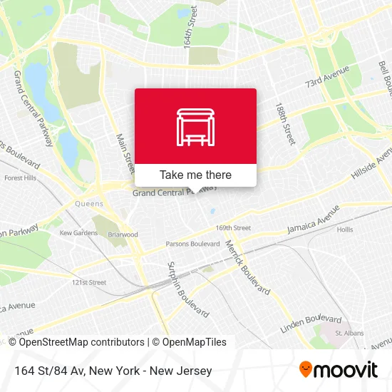 164 St/84 Av map