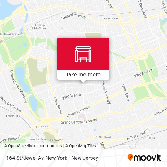 164 St/Jewel Av map