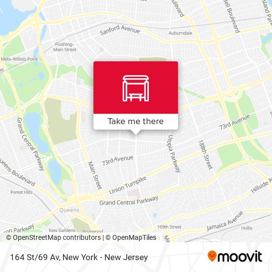 164 St/69 Av map