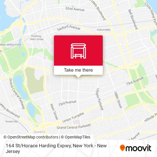164 St/Horace Harding Expwy map