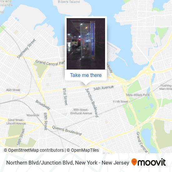 Northern Blvd/Junction Blvd map
