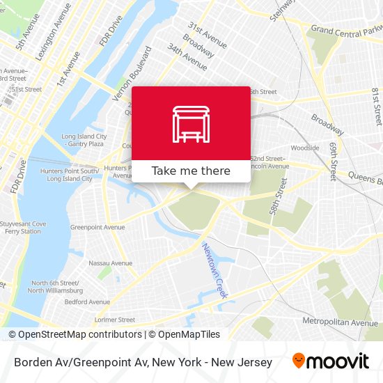 Borden Av/Greenpoint Av map