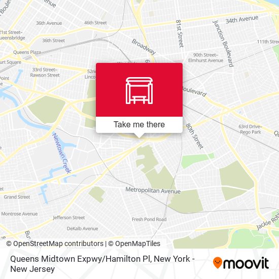 Queens Midtown Expwy / Hamilton Pl map