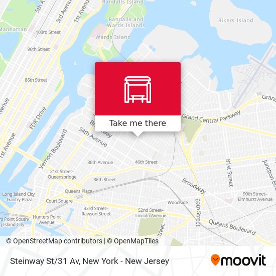 Mapa de Steinway St/31 Av