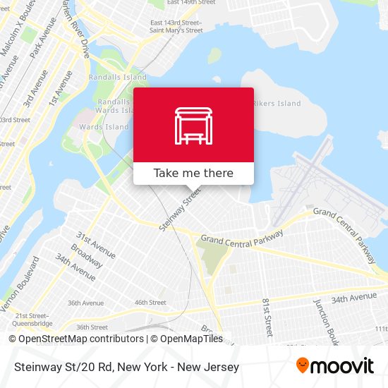 Mapa de Steinway St/20 Rd