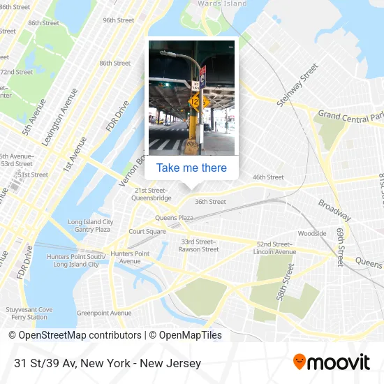 31 St/39 Av map