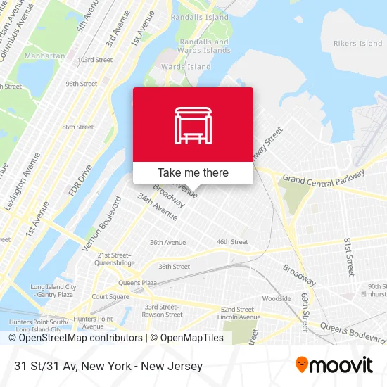 31 St/31 Av map