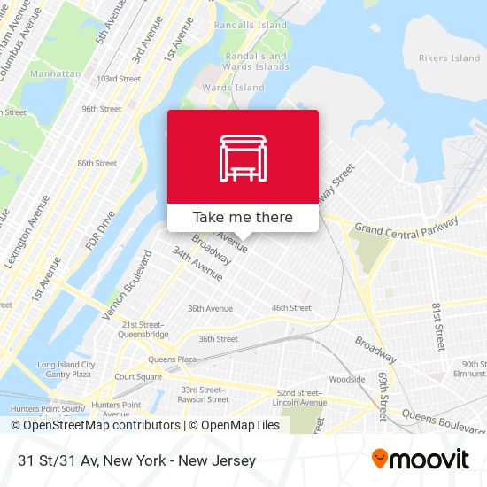 31 St/31 Av map