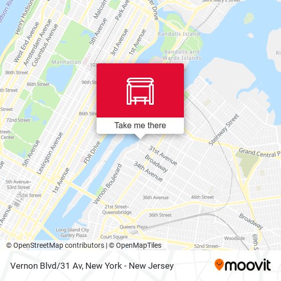 Vernon Blvd/31 Av map