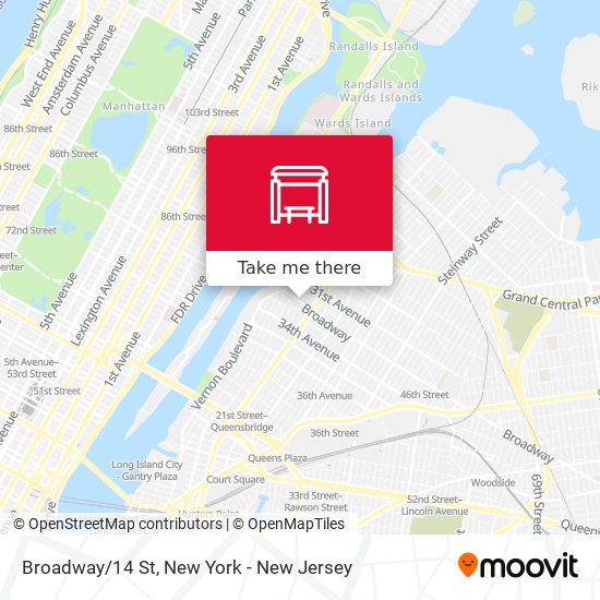 Mapa de Broadway/14 St